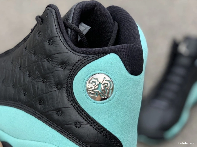 414571-030 Jordan Green 13 Black Island Retro Air 0818